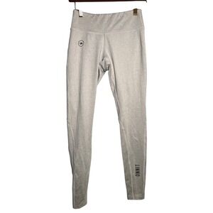 Onnit Total Human Optimization Gray Heathered Leggings Womens Small Activewear‎